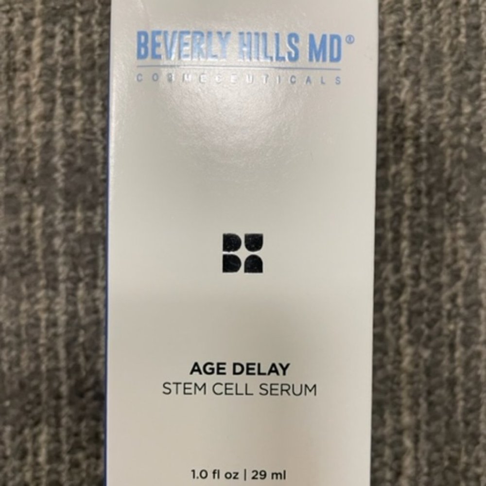 NEW SEALED Beverly Hills MD Age Delay Stem Cell Serum 1.0 fl oz/29 ml